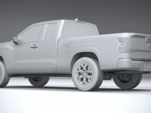 Nissan Frontier Kingcab Pro4x 2022 3D Model