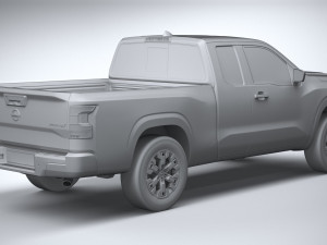 Nissan Frontier Kingcab Pro4x 2022 3D Model