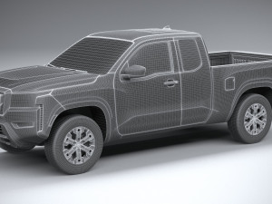 Nissan Frontier Kingcab Pro4x 2022 3D Model
