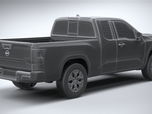 Nissan Frontier Kingcab Pro4x 2022 3D Model
