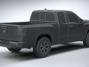 Nissan Frontier Kingcab Pro4x 2022 3D Model