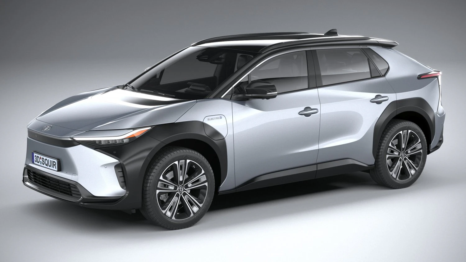 Toyota BZ4X 2023 3D Model .c4d .max .obj .3ds .fbx .stl .blend 