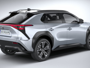 Toyota BZ4X 2023 3D Модель