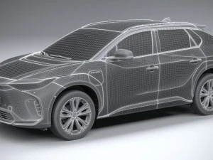 Toyota BZ4X 2023 3D Model