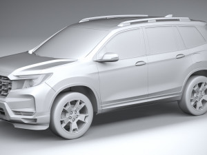 Honda Passport 2022 3D-Modell