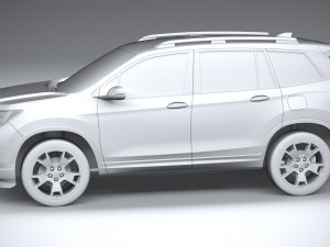Honda Passport 2022 3D-Modell