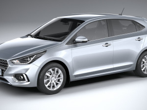 Hyundai Accent 2022 HC4DR 3D Models