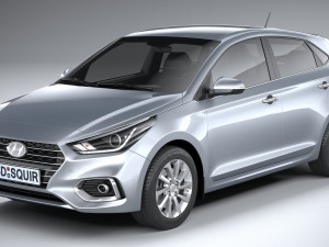 Hyundai Accent 2022 HC4DR 3D Model