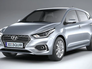 Hyundai Accent 2022 HC4DR 3D Model