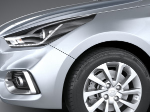 Hyundai Accent 2022 HC4DR 3D Model
