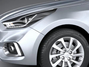 Hyundai Accent 2022 HC4DR 3D Model