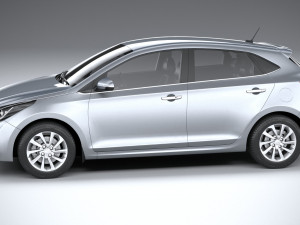 Hyundai Accent 2022 HC4DR 3D Model