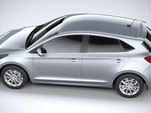 Hyundai Accent 2022 HC4DR 3D Model