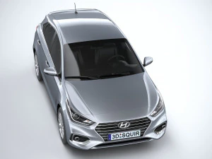 Hyundai Accent 2022 HC4DR 3D Model