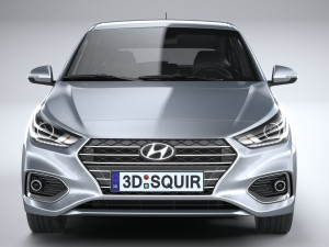 Hyundai Accent 2022 HC4DR 3D Model