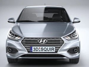 Hyundai Accent 2022 HC4DR 3D Model