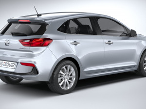 Hyundai Accent 2022 HC4DR 3D Model