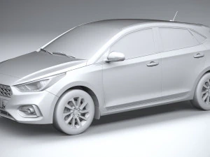 Hyundai Accent 2022 HC4DR 3D Model