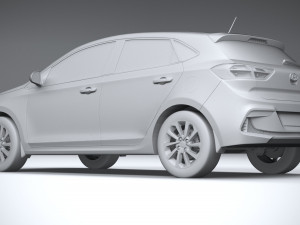 Hyundai Accent 2022 HC4DR 3D Model
