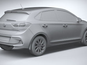 Hyundai Accent 2022 HC4DR 3D Model