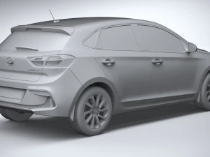Hyundai Accent 2022 HC4DR 3D Model