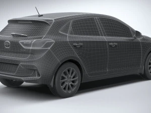 Hyundai Accent 2022 HC4DR 3D Model