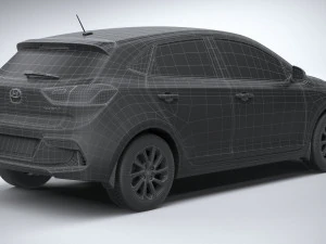 Hyundai Accent 2022 HC4DR 3D Model