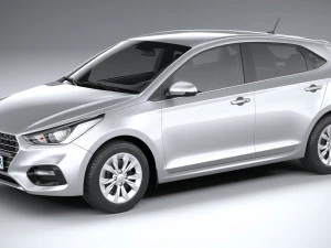 Hyundai Accent 2022 HC4DR dasar Model 3D