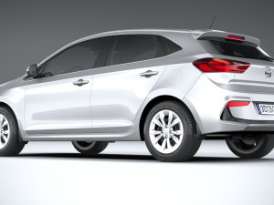 Hyundai Accent 2022 HC4DR basic 3D Model