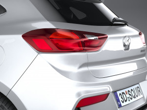 Hyundai Accent 2022 HC4DR basic 3D Model
