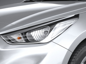 Hyundai Accent 2022 HC4DR basic 3D Model