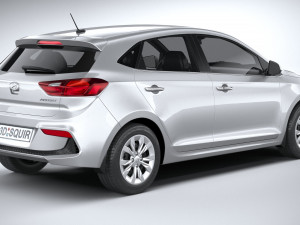 Hyundai Accent 2022 HC4DR basic 3D Model