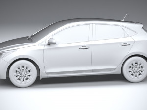 Hyundai Accent 2022 HC4DR basic 3D Model