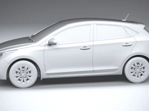 Hyundai Accent 2022 HC4DR basic 3D Model
