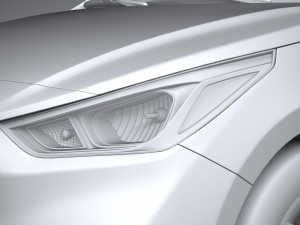 Hyundai Accent 2022 HC4DR basic 3D Model