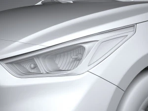 Hyundai Accent 2022 HC4DR basic 3D Model