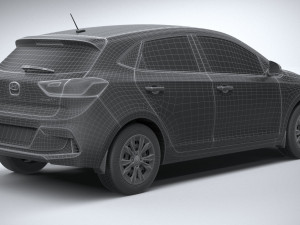 Hyundai Accent 2022 HC4DR basic 3D Model