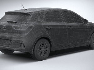 Hyundai Accent 2022 HC4DR basic 3D Model