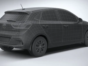 Hyundai Accent 2022 HC4DR basic 3D Model