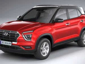 Hyundai Creta SU2 2022 3D Model