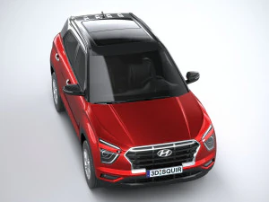 Hyundai Creta SU2 2022 3D Model