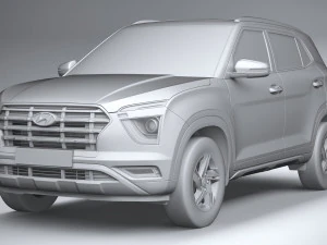 Hyundai Creta SU2 2022 3D Model