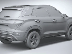 Hyundai Creta SU2 2022 3D Model