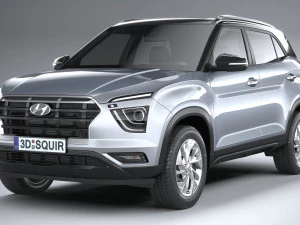 Hyundai Creta SU2 2022 3D Model