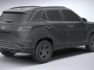 Hyundai Creta SU2 2022 3D Model