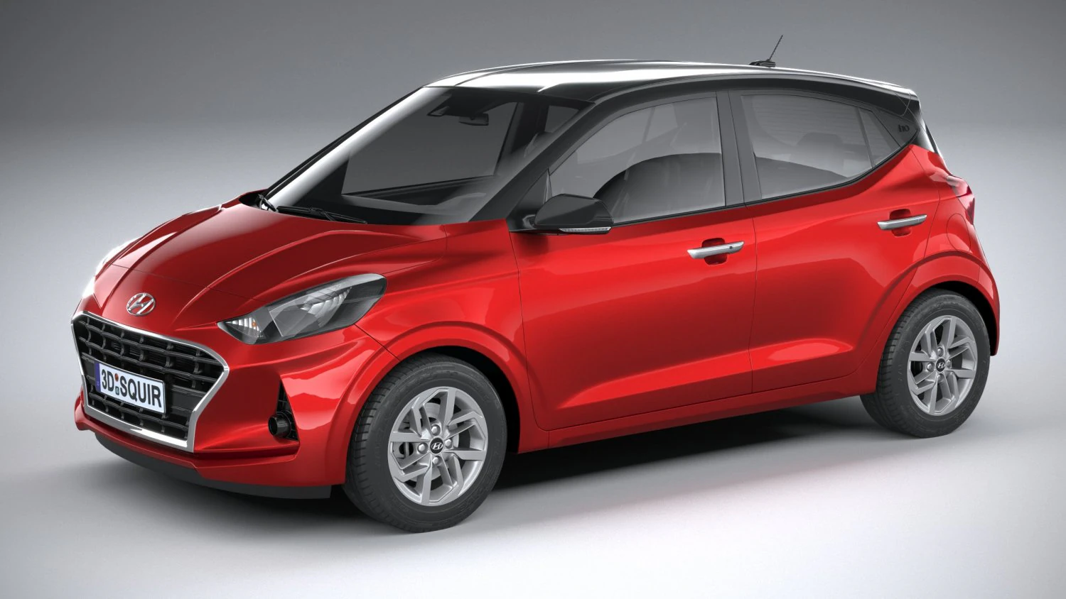 Hyundai i10 2022 3D Model .c4d .max .obj .3ds .fbx .stl .blend