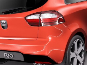 Kia Rio 3-door Hatchback 2012 3D 모델