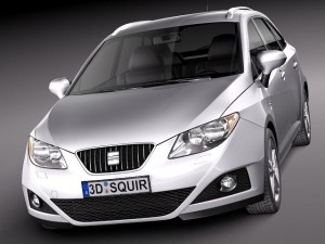 Seat Ibiza ST 2011 Modèle 3D