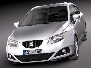 Seat Ibiza ST 2011 3D Model