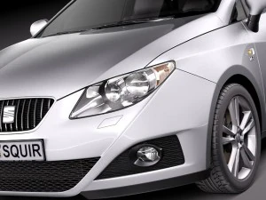 Seat Ibiza ST 2011 3D Model